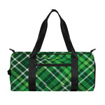 Irish Plaid Pattern Print Gym Bag