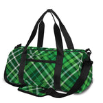 Irish Plaid Pattern Print Gym Bag