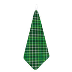 Irish Plaid Pattern Print Hand Towel