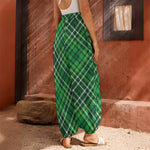 Irish Plaid Pattern Print Harem Pants
