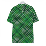 Irish Plaid Pattern Print Hawaiian Shirt