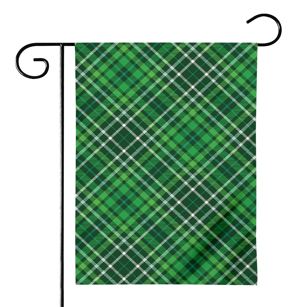 Irish Plaid Pattern Print House Flag