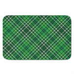 Irish Plaid Pattern Print Indoor Door Mat