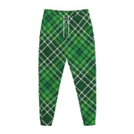 Irish Plaid Pattern Print Jogger Pants