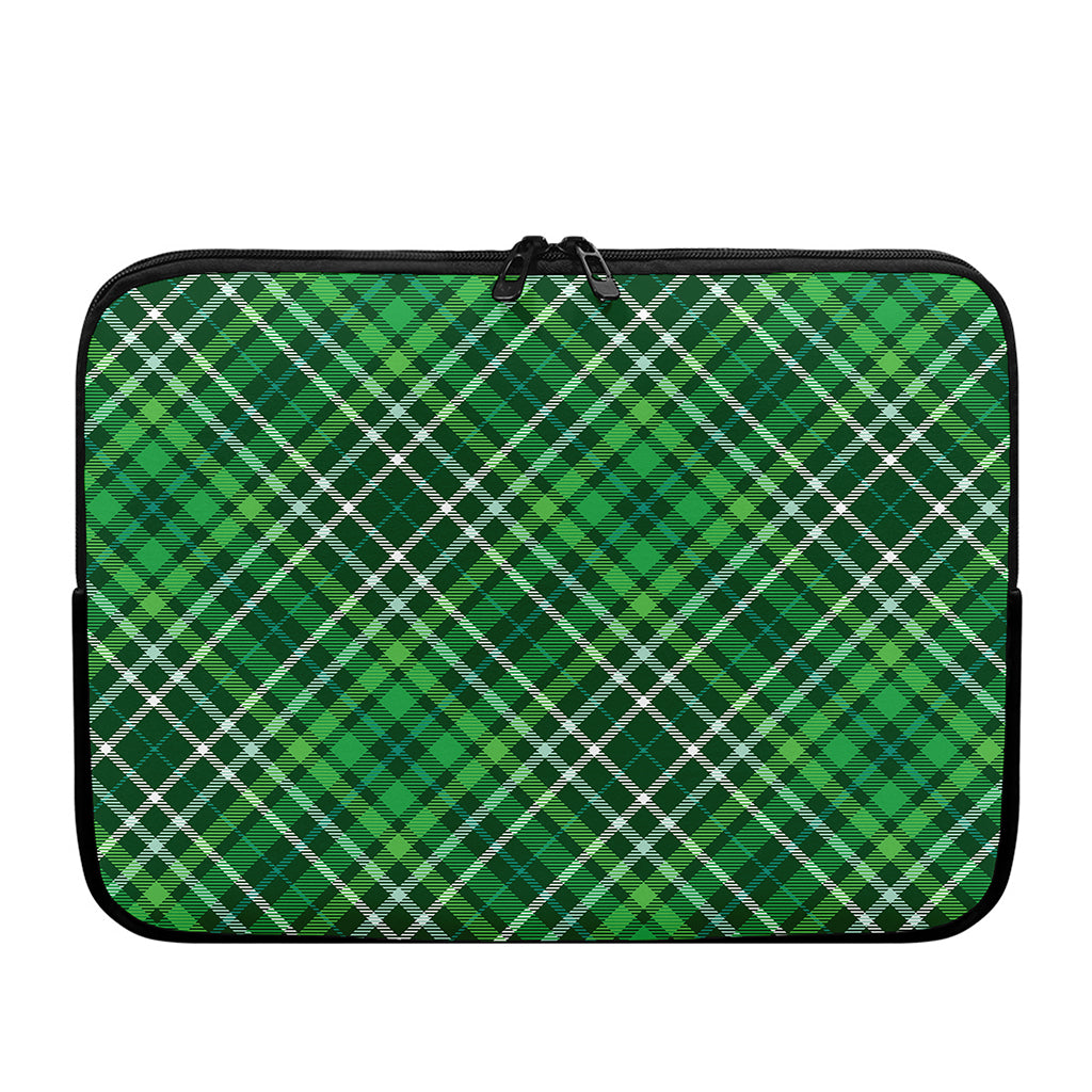 Irish Plaid Pattern Print Laptop Sleeve