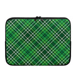 Irish Plaid Pattern Print Laptop Sleeve