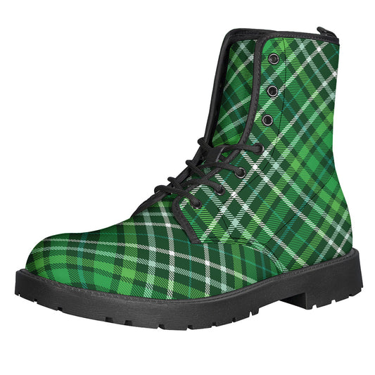 Irish Plaid Pattern Print Backpack