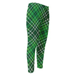 Irish Plaid Pattern Print Men's Compression Pants