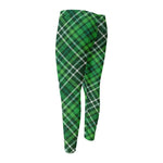 Irish Plaid Pattern Print Men's Compression Pants