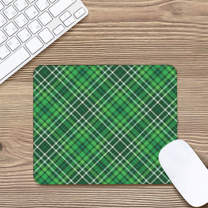 Irish Plaid Pattern Print Mouse Pad