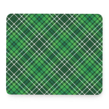 Irish Plaid Pattern Print Mouse Pad