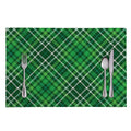 Irish Plaid Pattern Print Placemat