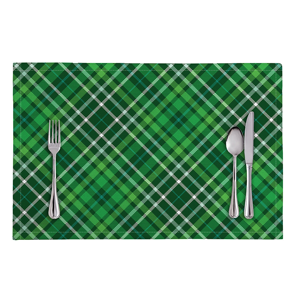 Irish Plaid Pattern Print Placemat