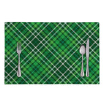 Irish Plaid Pattern Print Placemat