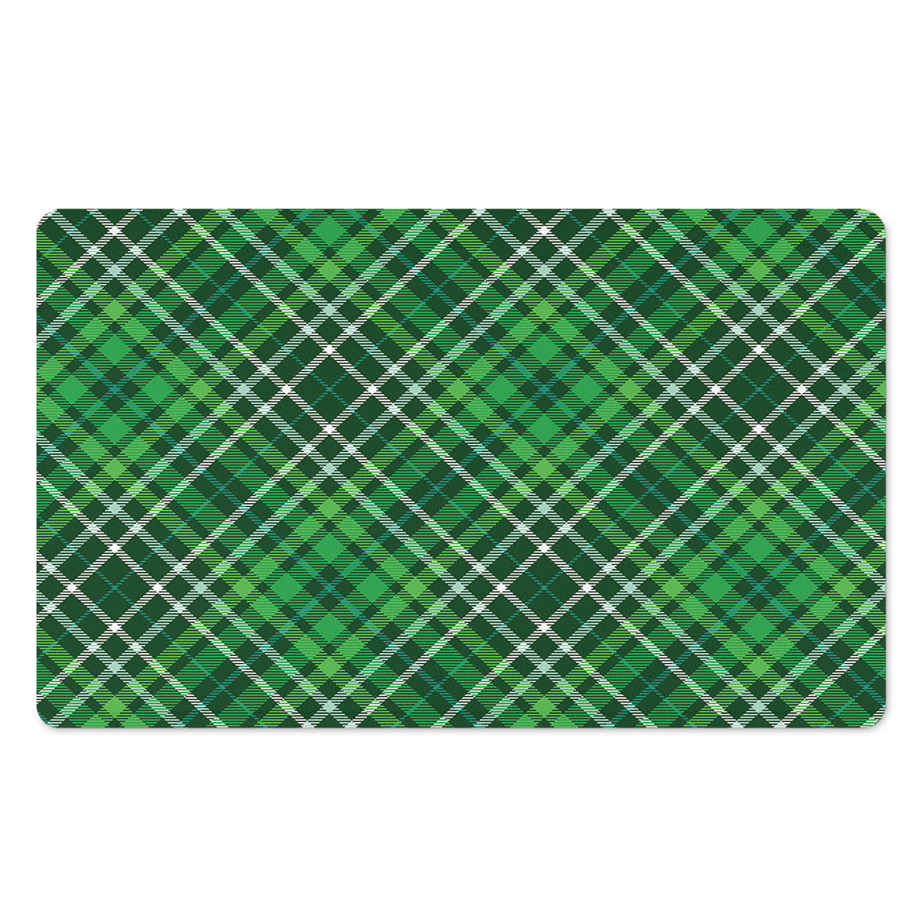 Irish Plaid Pattern Print Polyester Doormat