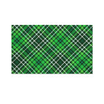Irish Plaid Pattern Print Polyester Flag