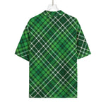Irish Plaid Pattern Print Rayon Hawaiian Shirt