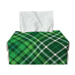 Irish Plaid Pattern Print Rectangle Tissue Box Cover