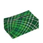 Irish Plaid Pattern Print Rectangle Tissue Box Cover