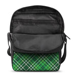 Irish Plaid Pattern Print Rectangular Crossbody Bag