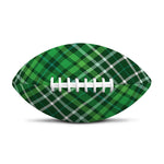 Irish Plaid Pattern Print Rugby Ball