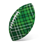 Irish Plaid Pattern Print Rugby Ball