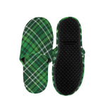 Irish Plaid Pattern Print Slippers