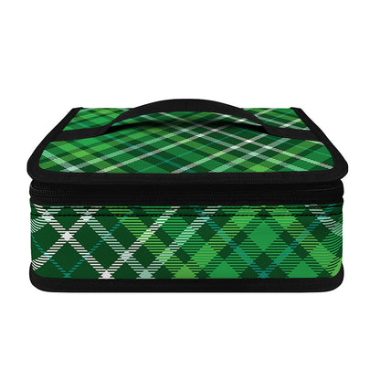 Irish Plaid Pattern Print Small Lunch Bag