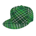 Irish Plaid Pattern Print Snapback Cap