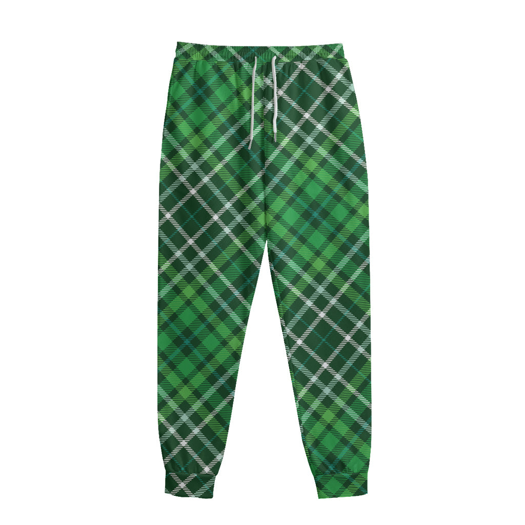 Irish Plaid Pattern Print Sweatpants