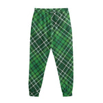 Irish Plaid Pattern Print Sweatpants