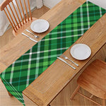 Irish Plaid Pattern Print Table Runner