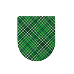 Irish Plaid Pattern Print Toilet Lid Cover
