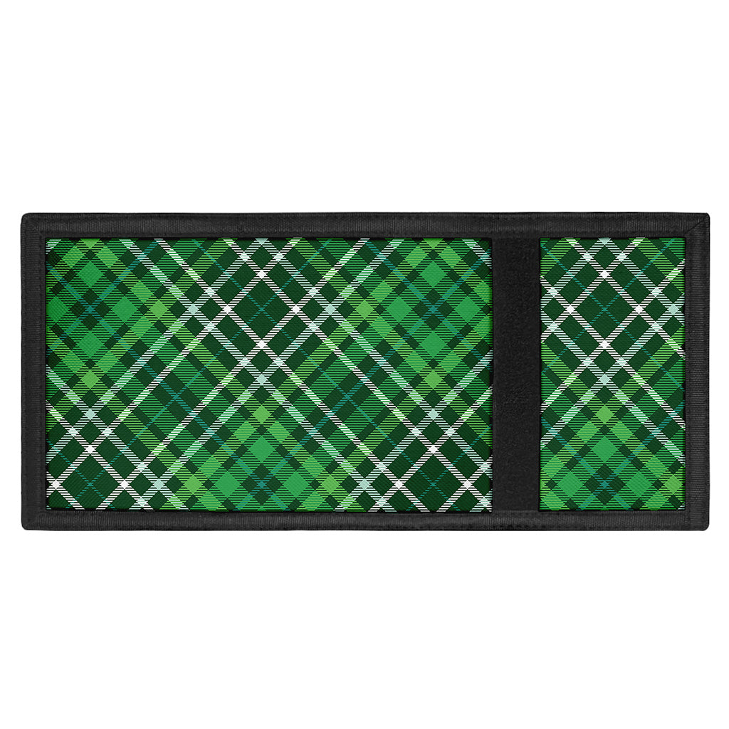 Irish Plaid Pattern Print Trifold Wallet