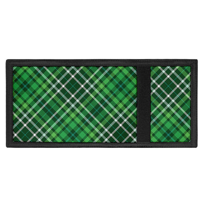 Irish Plaid Pattern Print Trifold Wallet