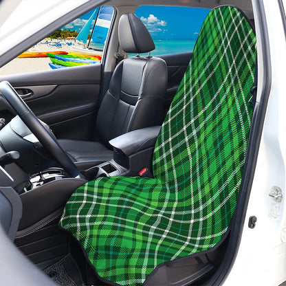 Irish Plaid Pattern Print Waterproof Car Seat Cover
