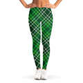 Irish Plaid Pattern Print Women's Leggings