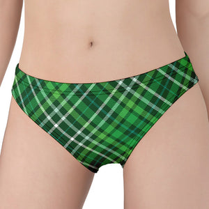 Irish Plaid Pattern Print Women's Panties