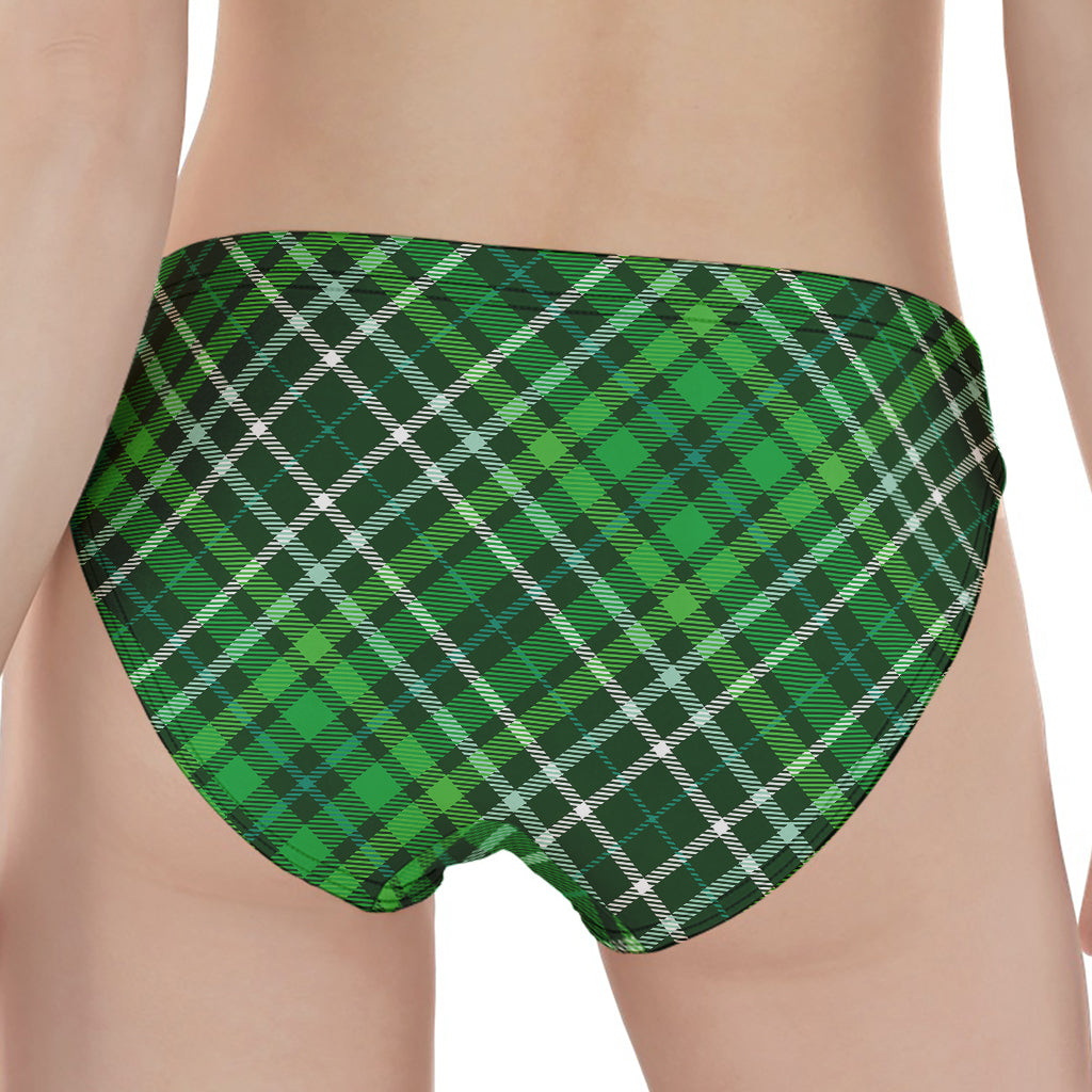 Irish Plaid Pattern Print Women's Panties