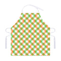 Irish Plaid Saint Patrick's Day Print Adjustable Apron