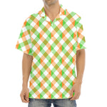 Irish Plaid Saint Patrick's Day Print Aloha Shirt