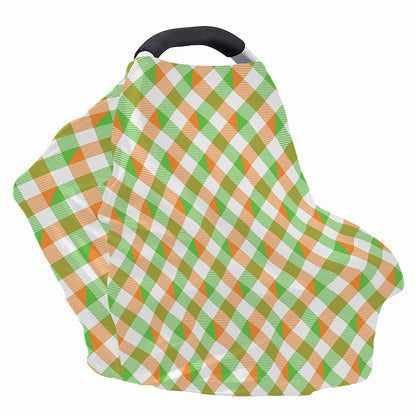 Irish Plaid Saint Patrick's Day Print Baby Seat Cover