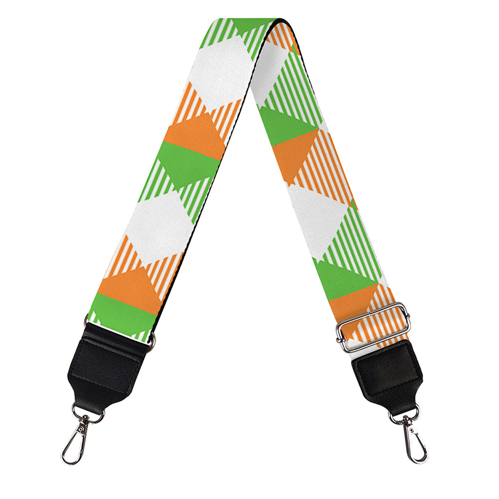 Irish Plaid Saint Patrick's Day Print Bag Strap