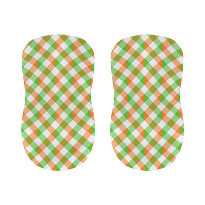 Irish Plaid Saint Patrick's Day Print Bar Stool Covers