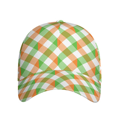Irish Plaid Saint Patrick's Day Print Baseball Cap
