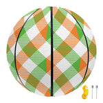 Irish Plaid Saint Patrick's Day Print Basketball