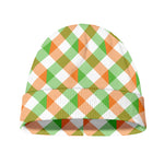 Irish Plaid Saint Patrick's Day Print Beanie