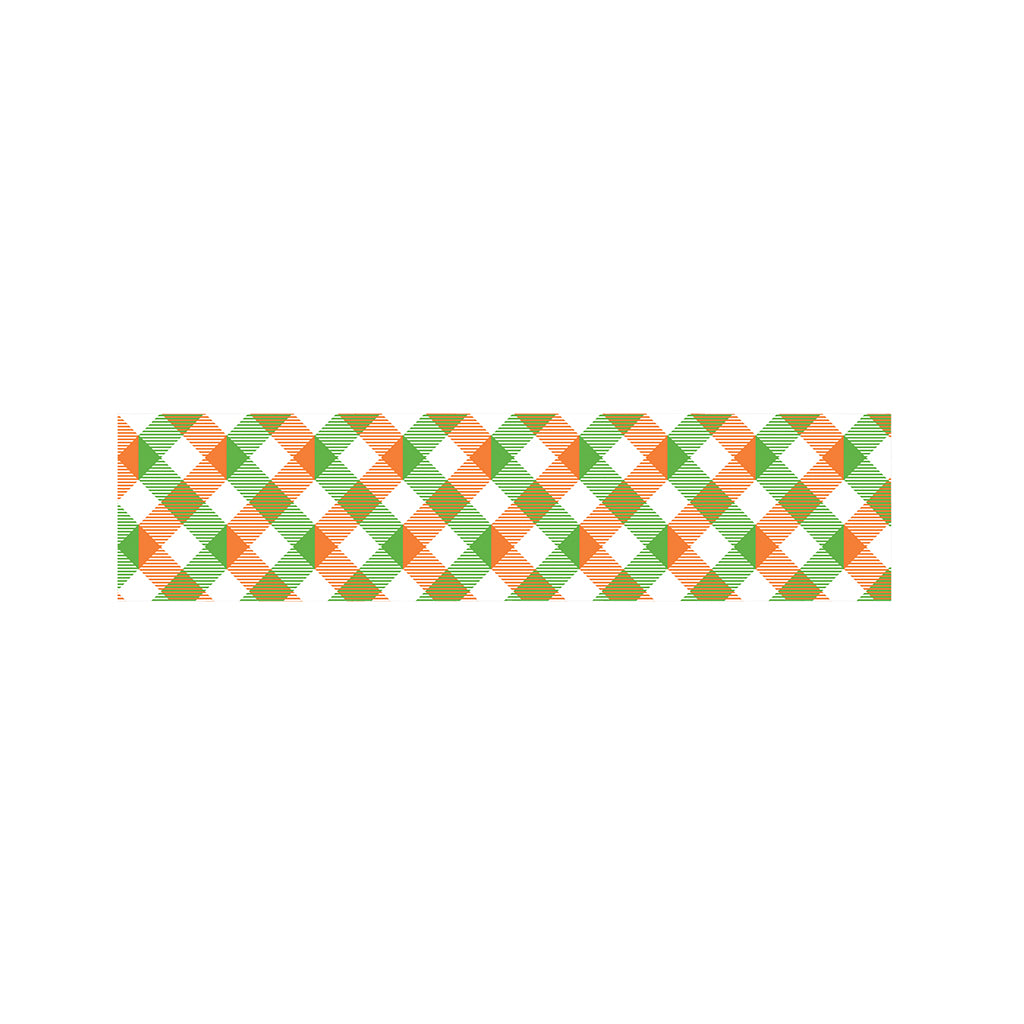 Irish Plaid Saint Patrick's Day Print Bed Runner