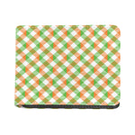 Irish Plaid Saint Patrick's Day Print Bifold Wallet