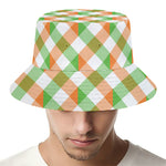 Irish Plaid Saint Patrick's Day Print Bucket Hat